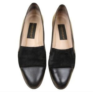 Classiques Entier Vintage Black Suede / Leather Flats 8.5 M US